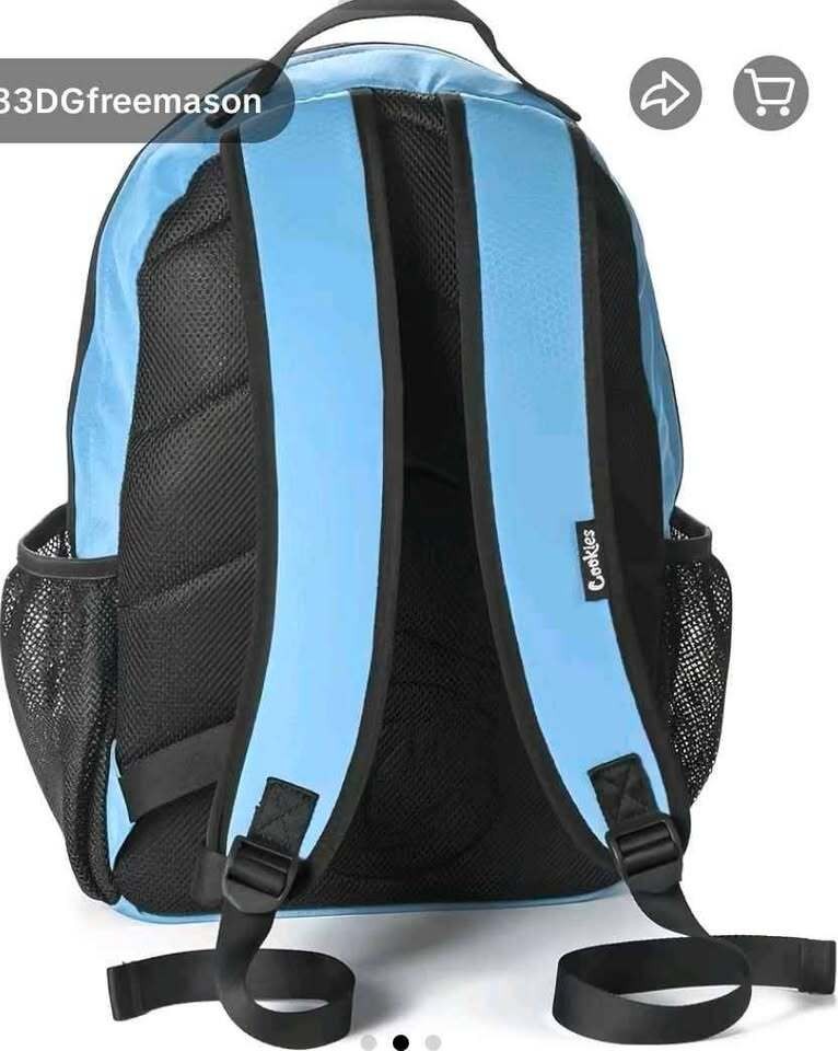Cookies Backpack in light blue NEW