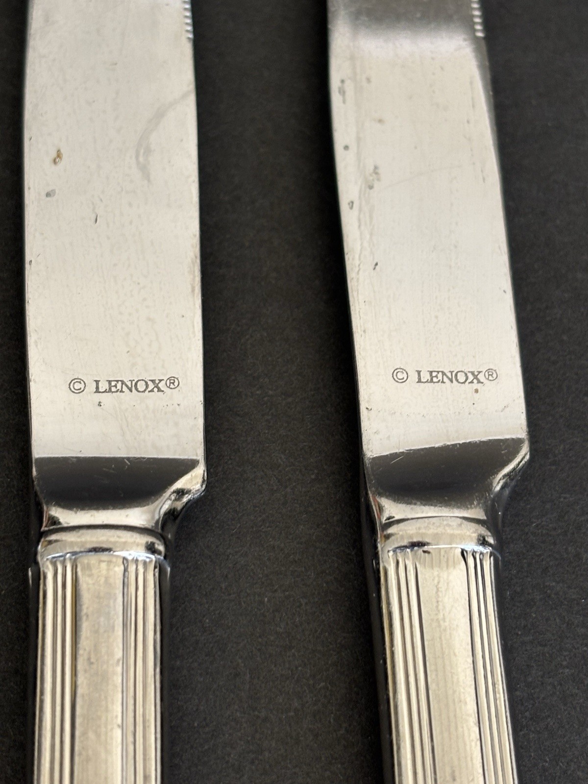 LENOX Stainless Steel 6 Piece Lot Butter Knives Knife