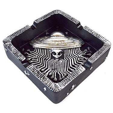 Square Alien Ashtray, 4 1/2″