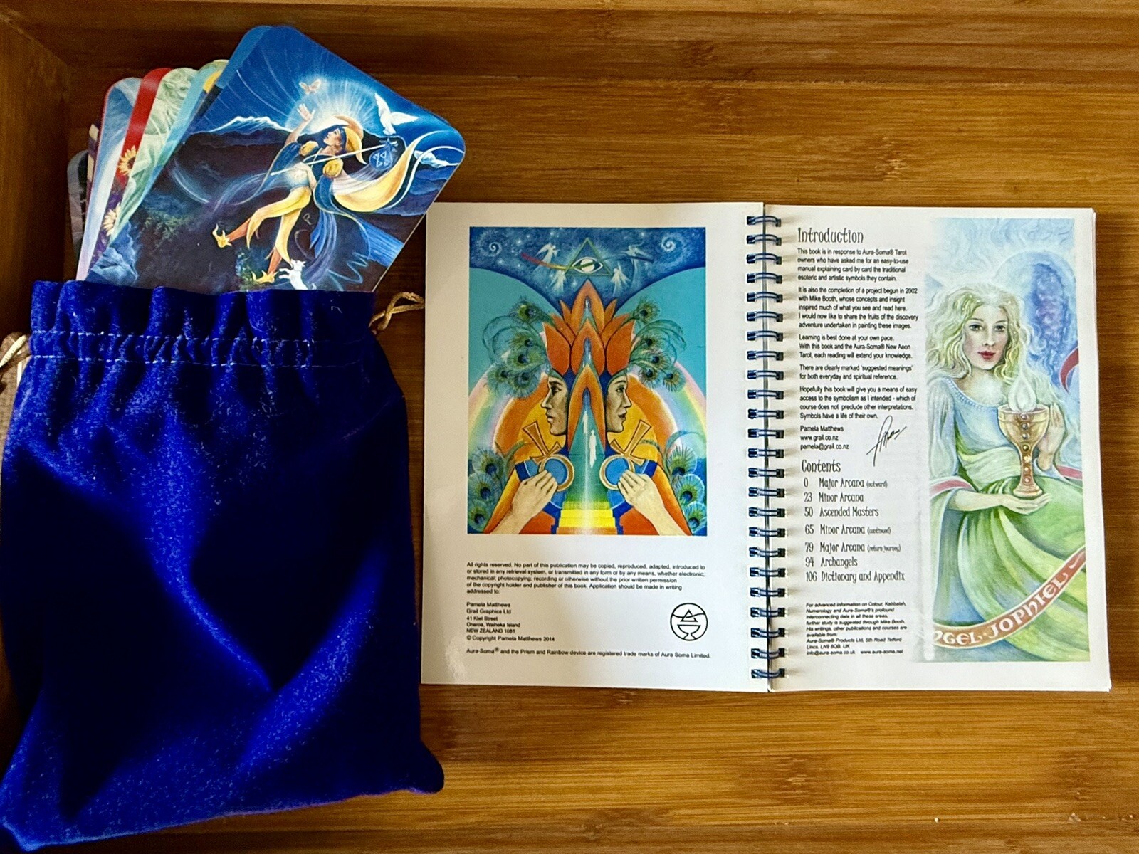 ✨Aura-Soma NEW AEON TAROT Deck 116 Cards Pamela Mathews Mike Booth 2009 Plus+✨