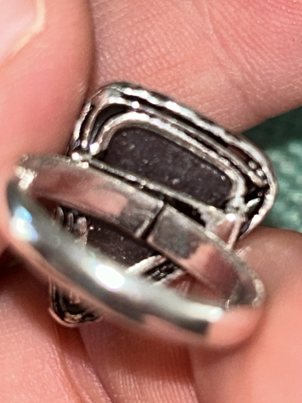 Hera Goddess Spirit Vessel Ring 925 Sterling Silver Plated Gemstone Protection