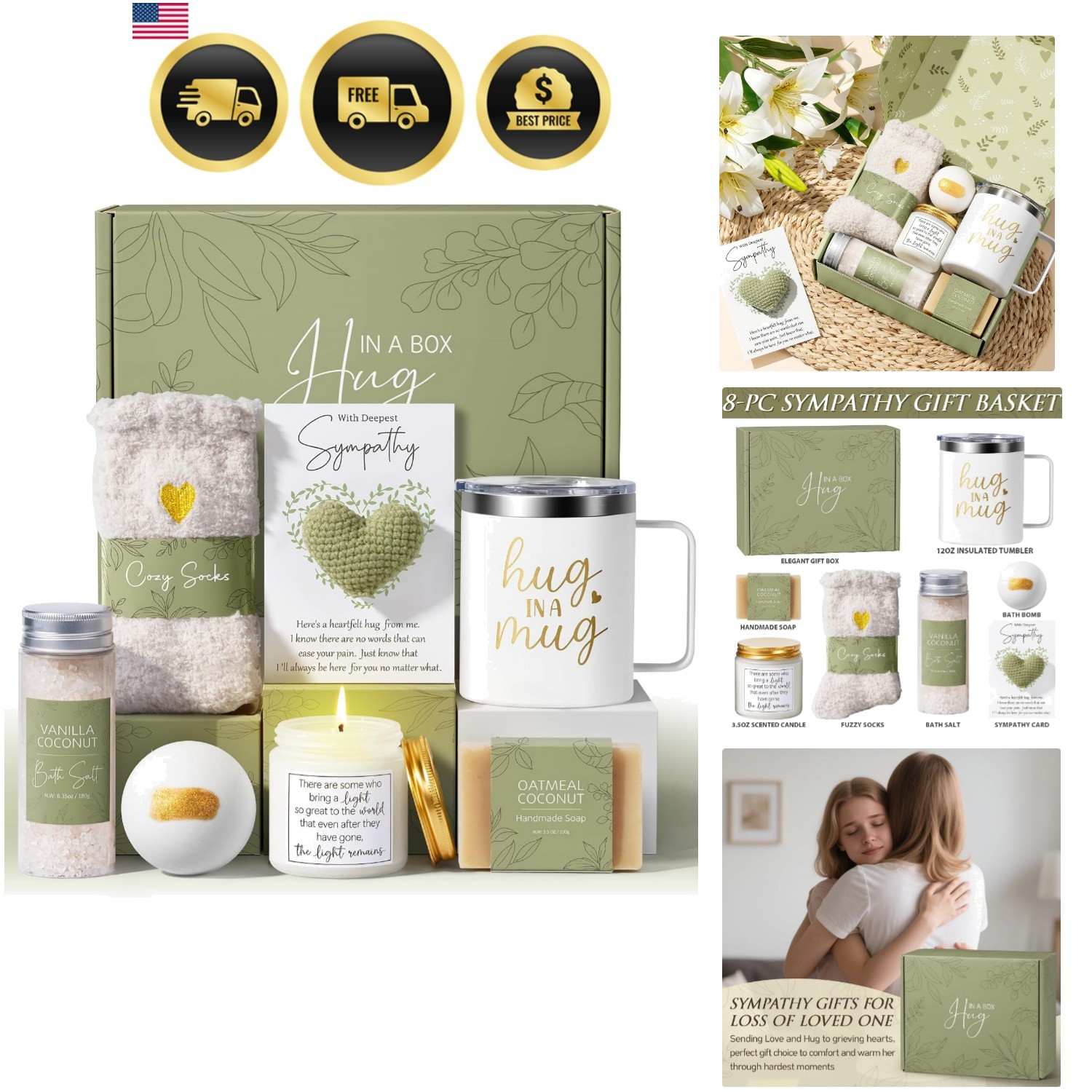 Sympathy Gifts for Loss of Loved One Dad Mom Memorial Bereavement Gift Idea |…