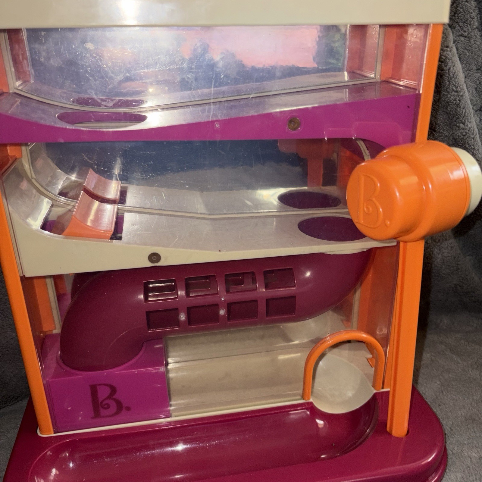 B Toys Pound-A-Ball Toy Whacky Ball 4 Balls Hammer Tray Interactive Target