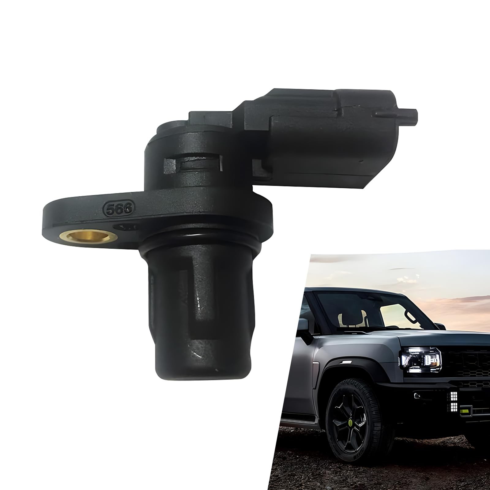 1 PC Car Crankshaft Position Sensor, EPC Fault Light Weak Start Engine Camsha…