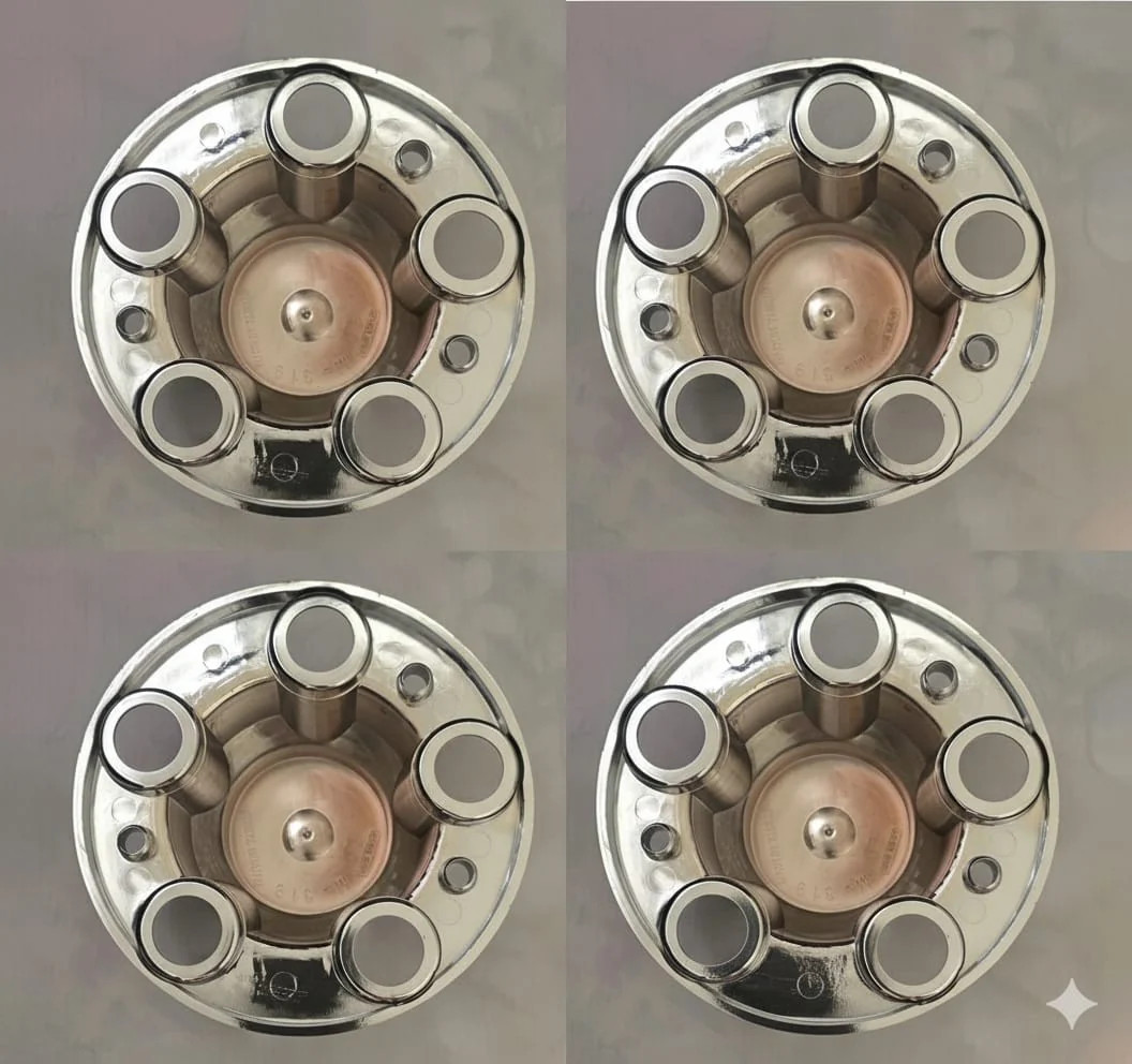 4 PCS 1980-96 WHEEL CENTER CAP AFTER MARKET FOR FORD F150 BRONCO VAN BLACK
