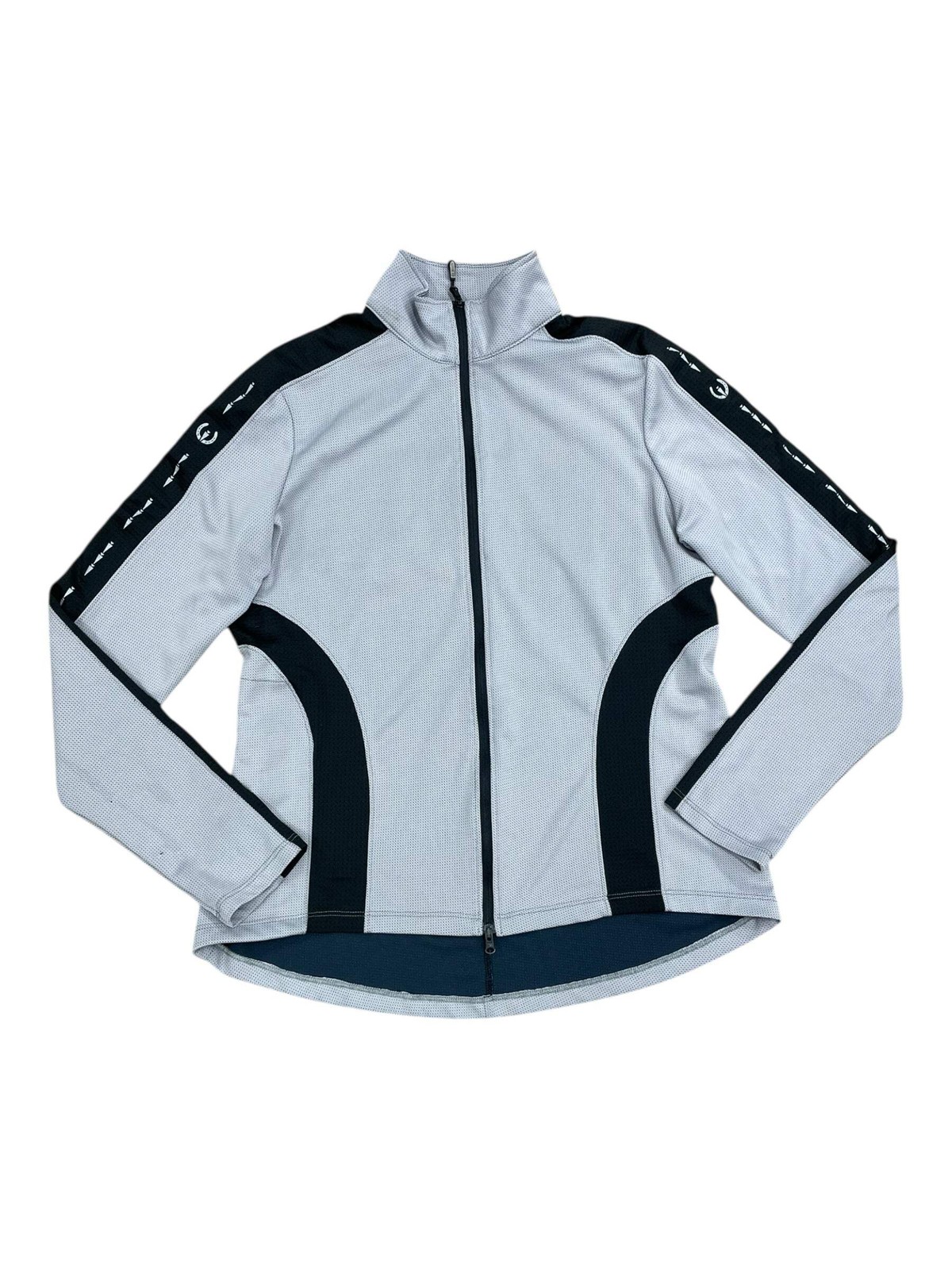 Kerrits Lightweight Zip Jacket – Grey/Black – L – USED
