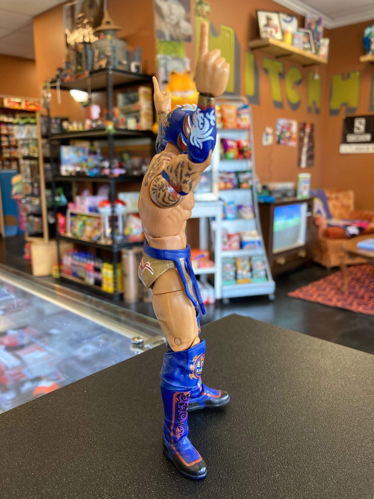 Mattel WWE Elite Series 65 Kalisto Lucha House Party (Broken Head Piece) Incompl