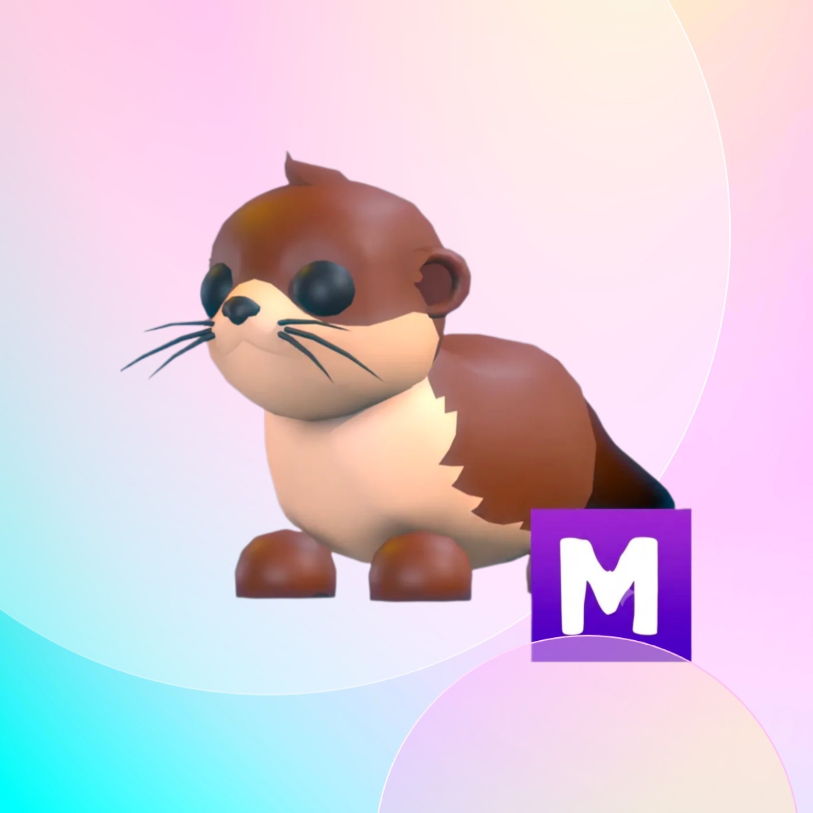🦦 MEGA NEON M RIVER OTTER 🦦 EXOTIC PET 💕 Adopt 🪷From 🍬 Me! 💫