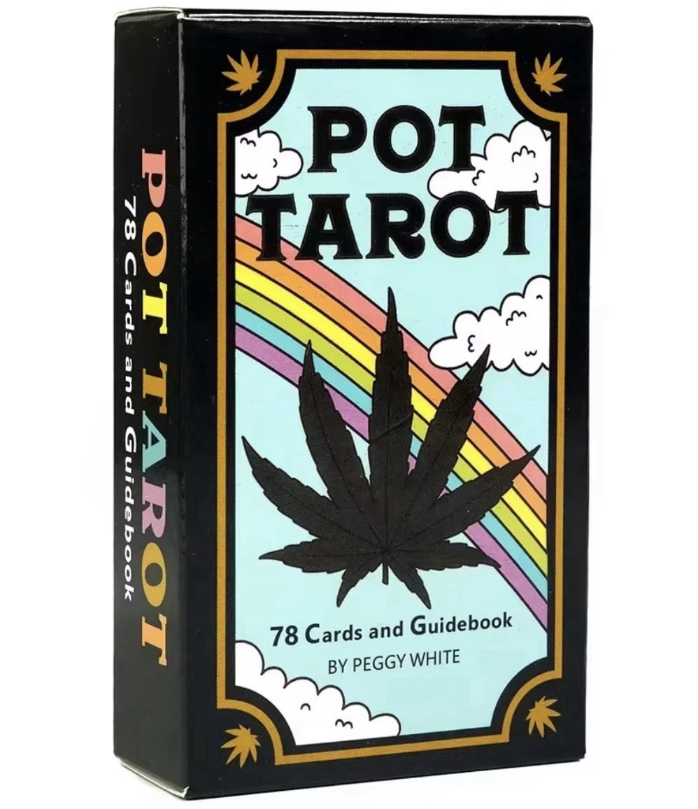 Pot Tarot Cards by Peggy White 78 Card Deck & Guidebook Tarot Cards Set