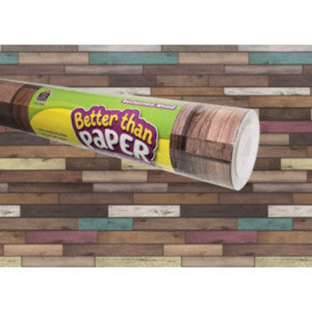 Better Than Paper Bulletin Board Roll – RECLAIMED WOOD [TCR77399]
