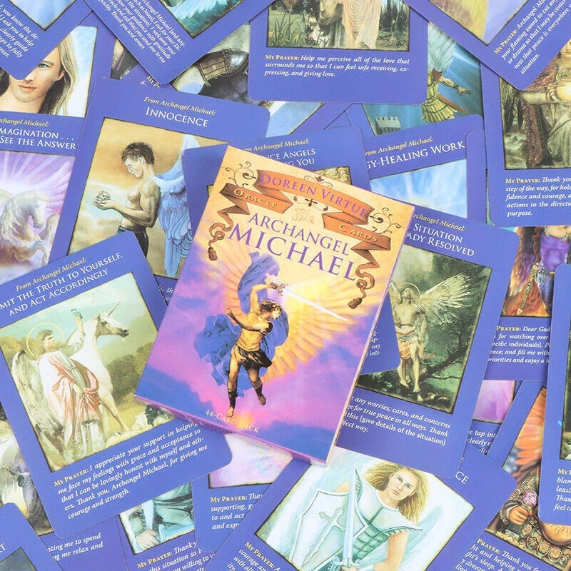 Archangel Michael Oracle Cards Tarot Cards Party Prophecy Divination Board YEUS