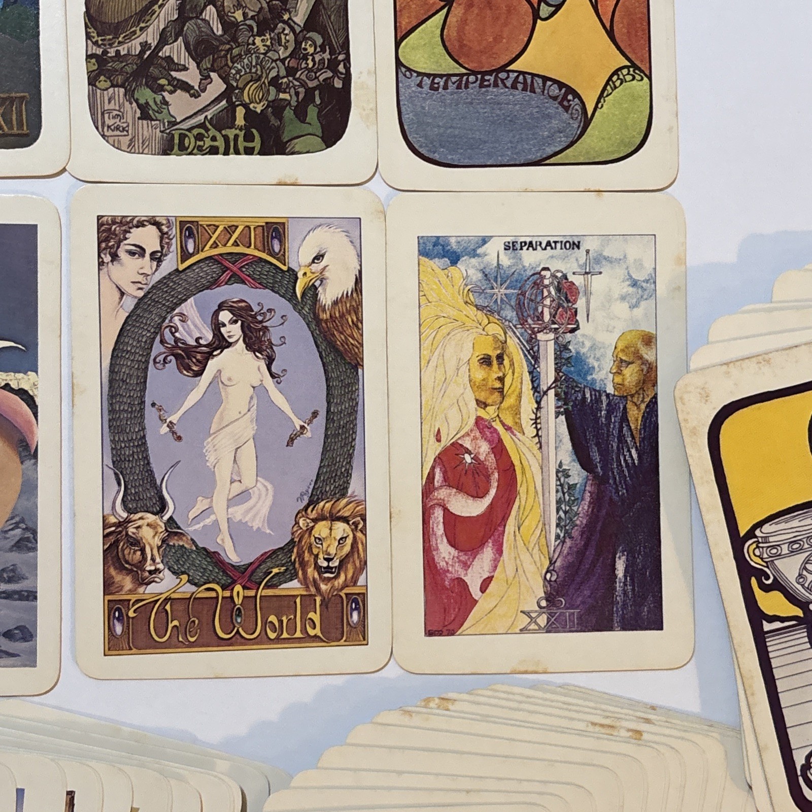 1980 The Fantasy Showcase Tarot Bruce Pelz 84 Cards Booklet Box Complete
