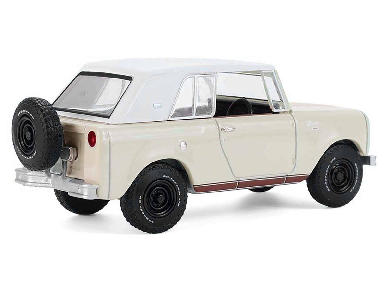 1967 International Scout 800 Sportop Cream with Brown Stripes and White Top “All