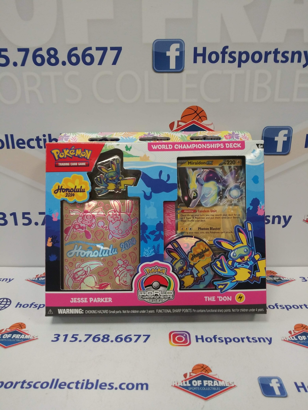 2024 POKEMON HONOLULU WORLD CHAMPIONSHIPS DECK JESSE PARKER THE ‘DON! MIRAIDON E