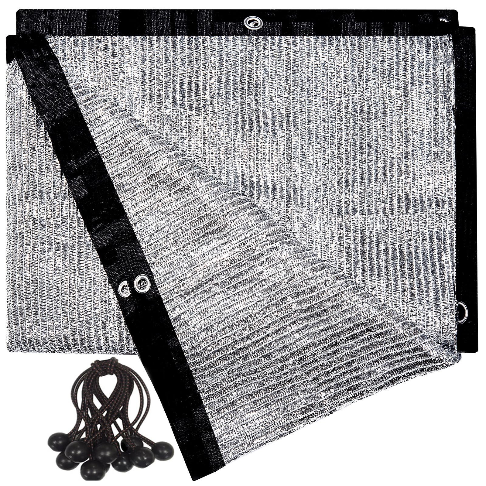 70% Aluminum Shade Cloth 10 FT x 14 FT, 10 x 14 Silver