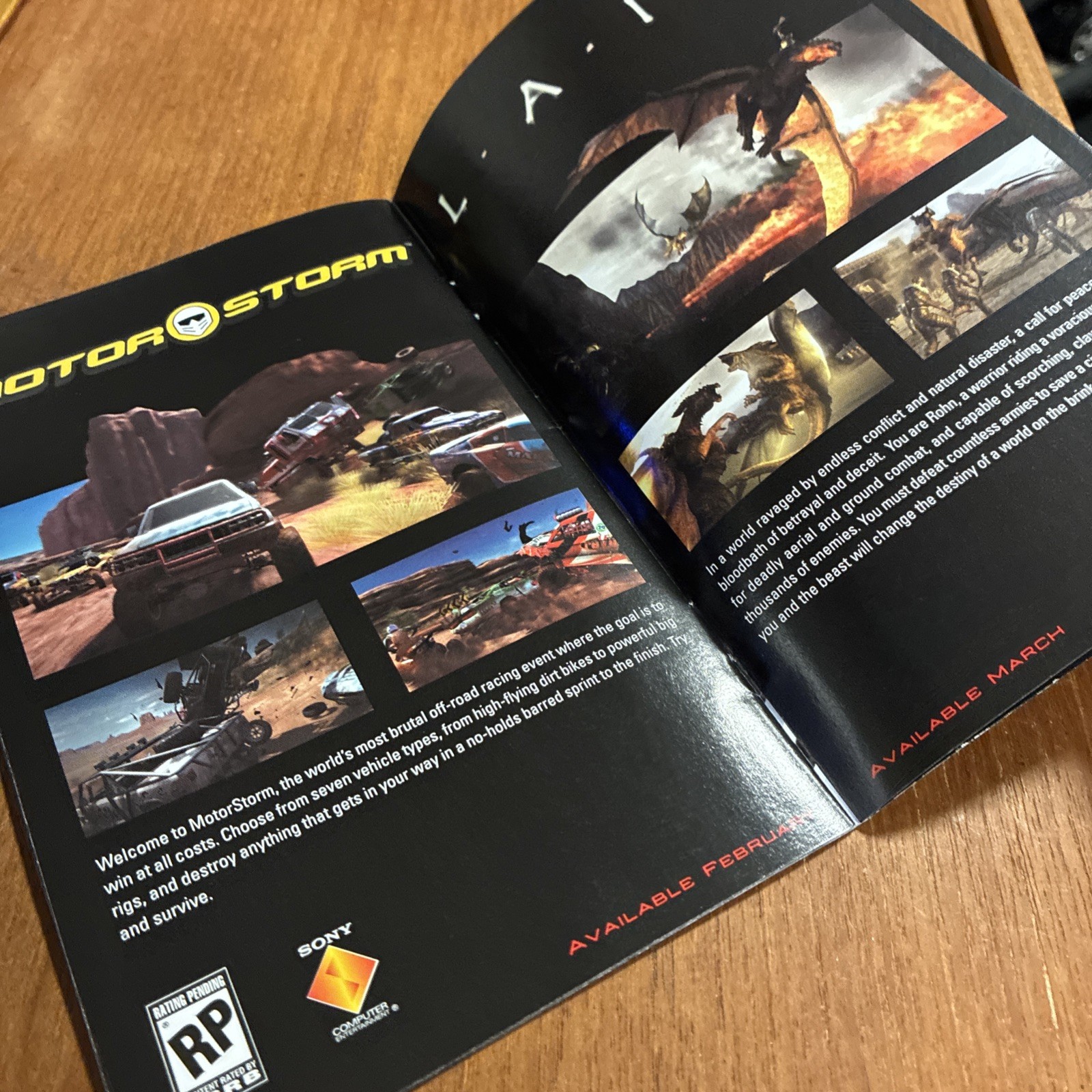 Sony PS3 PlayStation 3 Paper Booklet Fat PS3 Booklet Only No Game Or System R1