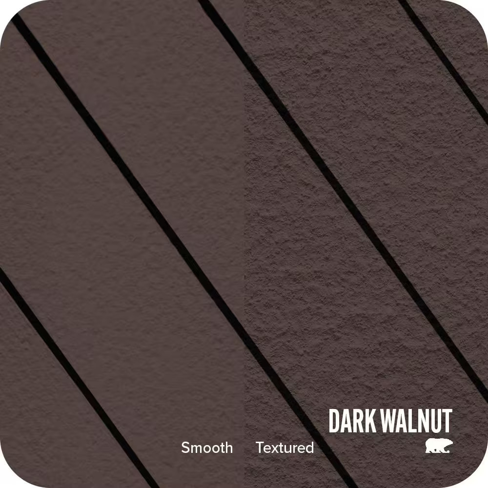 5 Gal. #PFC-25 Dark Walnut Smooth Solid Color Exterior Wood and Concrete Coating