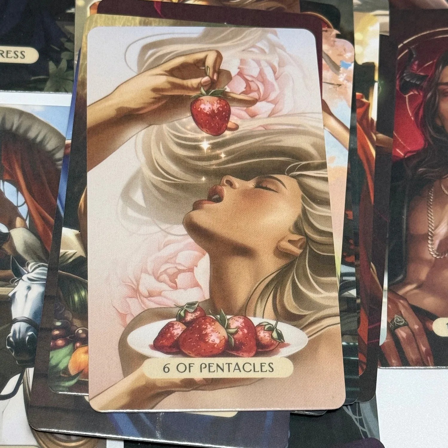 The Love and Lust Tarot English Version 78-Card Deck for Passion, 10.3*6cm