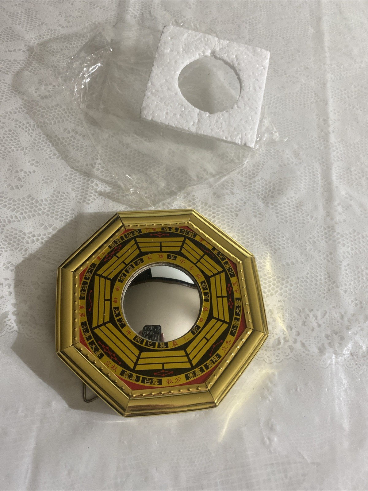 Feng-Shui Pakua Bagua Convex Mirror Main Door Entrance Protection 5 inches