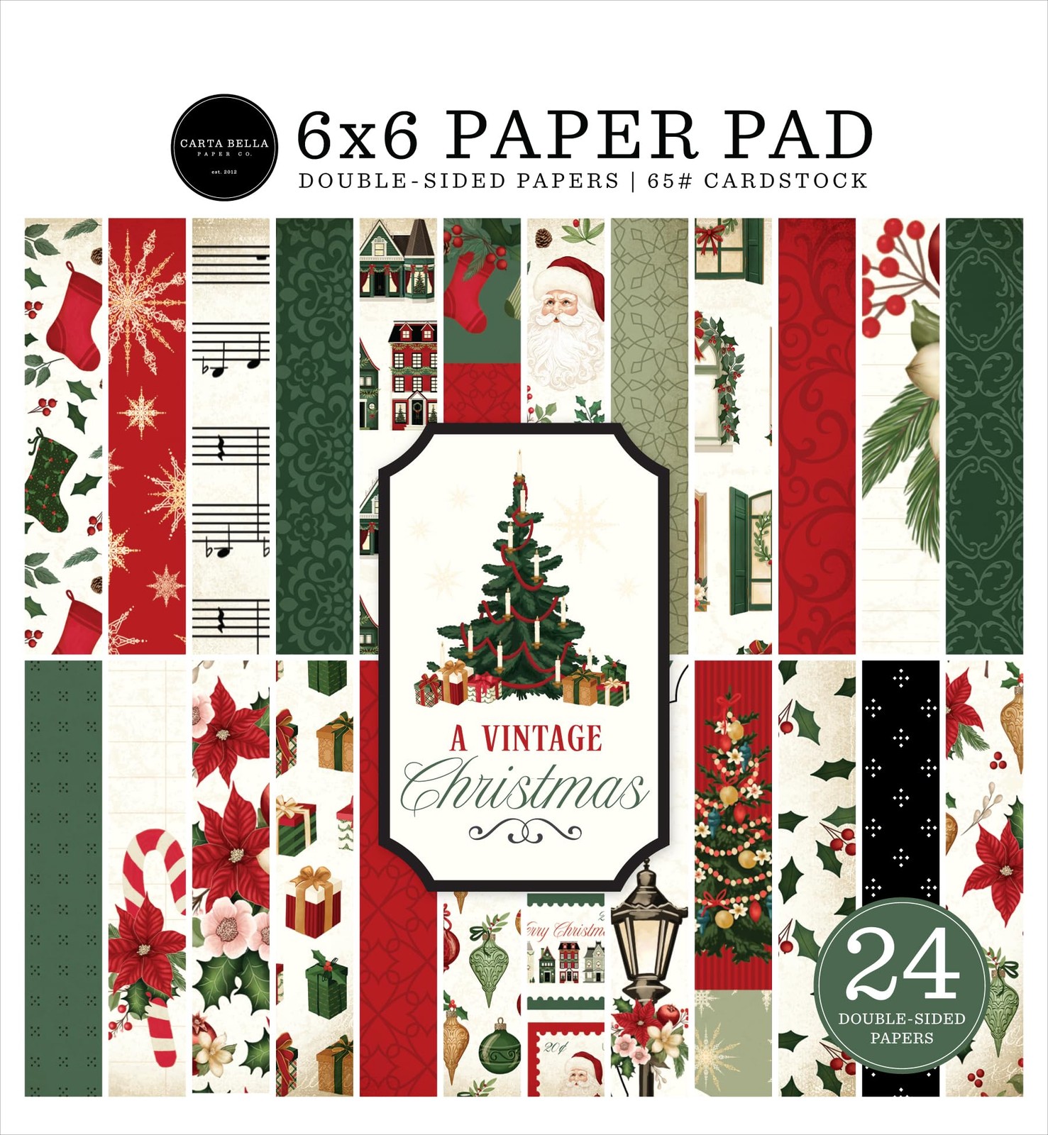 A Vintage Christmas 6×6 Paper Pad