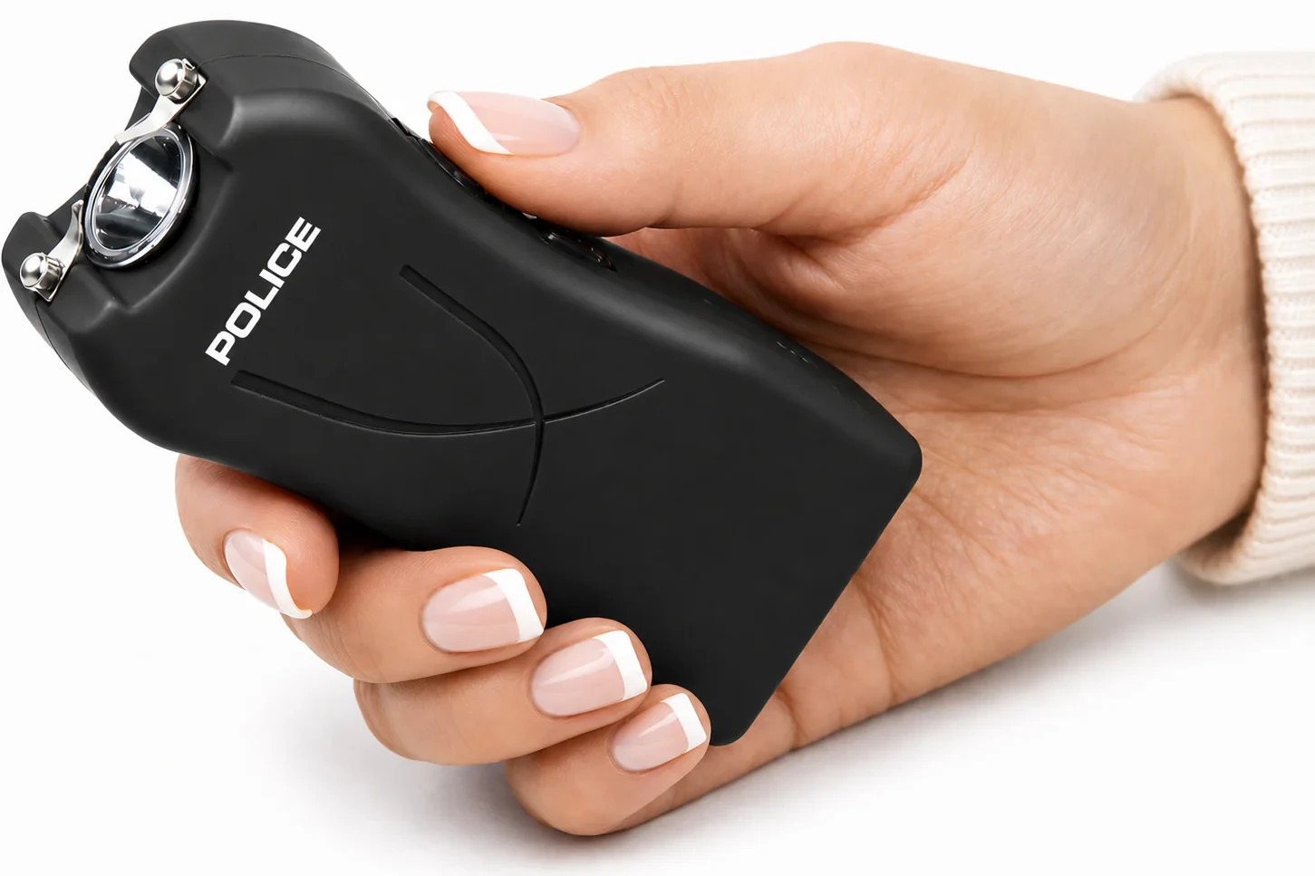 POLICE Stun Gun 398 750 BV Mini Rechargeable LED Flashlight Black