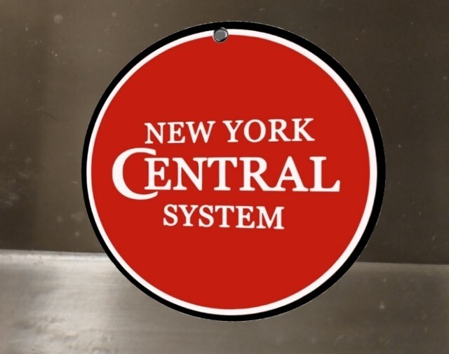 Iconic New York Central System Garage • Man Cave Classic Railroad Metal Sign