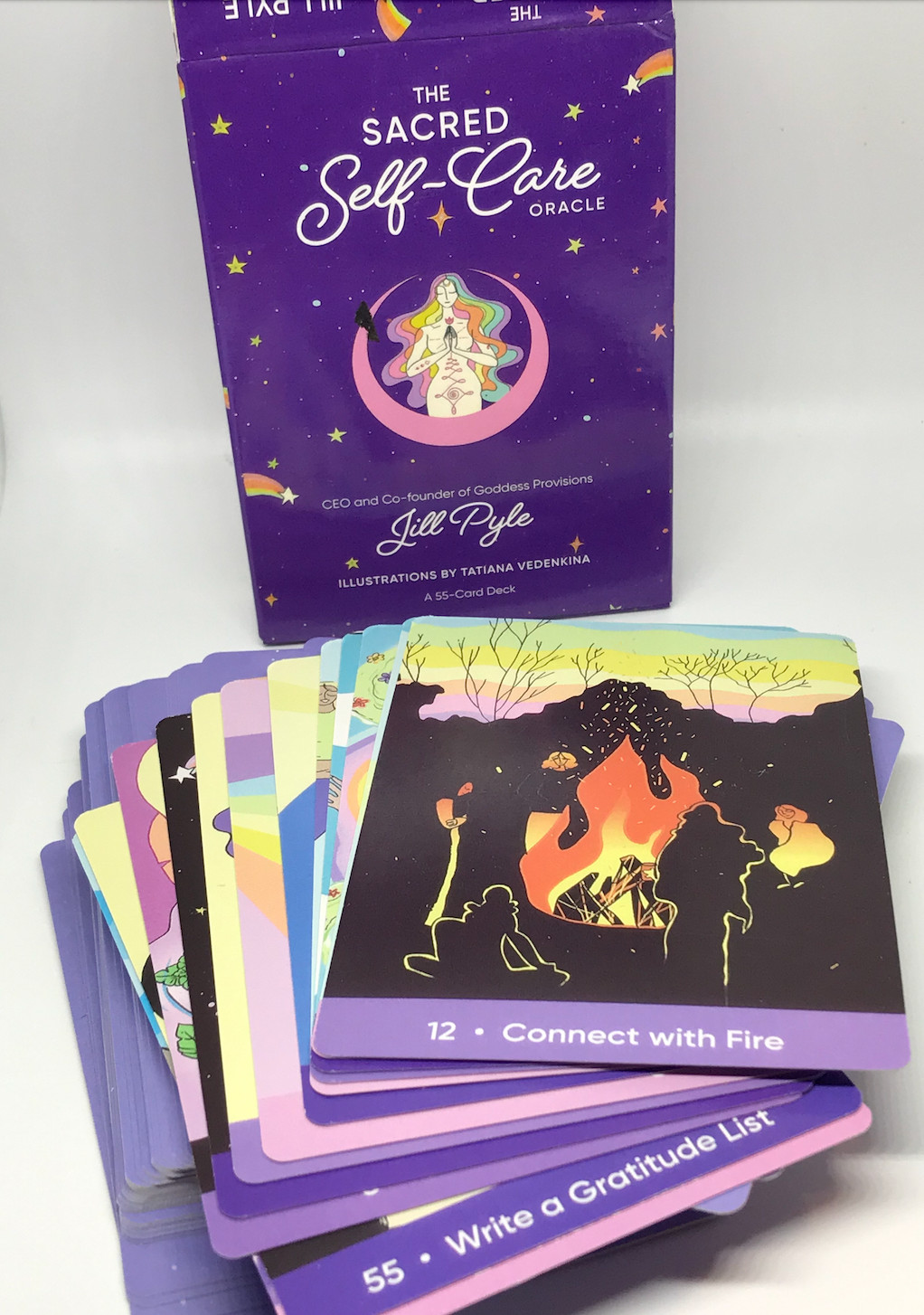 The Sacred Self-Care Oracle : A 55-Card Deck by Jill Pyle of Goddess Provisions