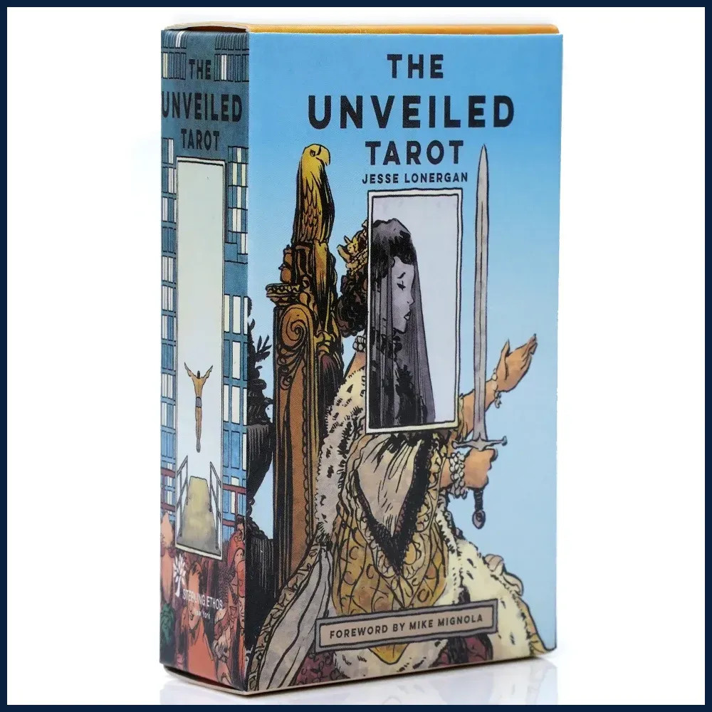 The Unveiled Tarot Deck JessIe Loner an Illustrated Card Set Unique Art Design