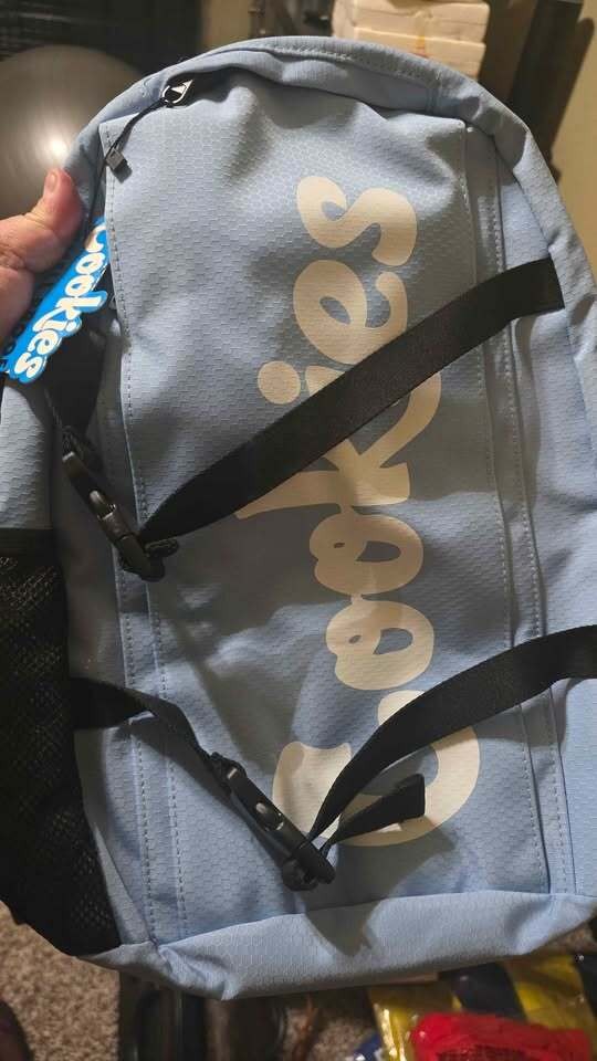 Cookies Backpack in light blue NEW