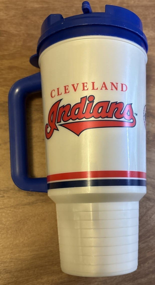 1997 Cleveland Indians Travel Mug Vintage 24oz Hot or Cold