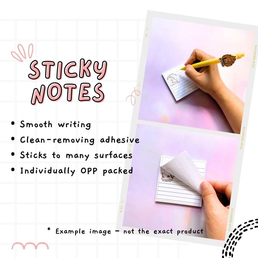 16 PC Meme Sticky Notes Funny Dumpster Fire 3 inches x 3 inches, Multicolor