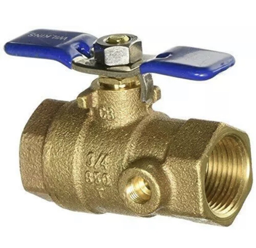 Ball Valve 3/4 X 3/4 – Tapped Zurn Various Manufacturers Febco Wilkins Backflow