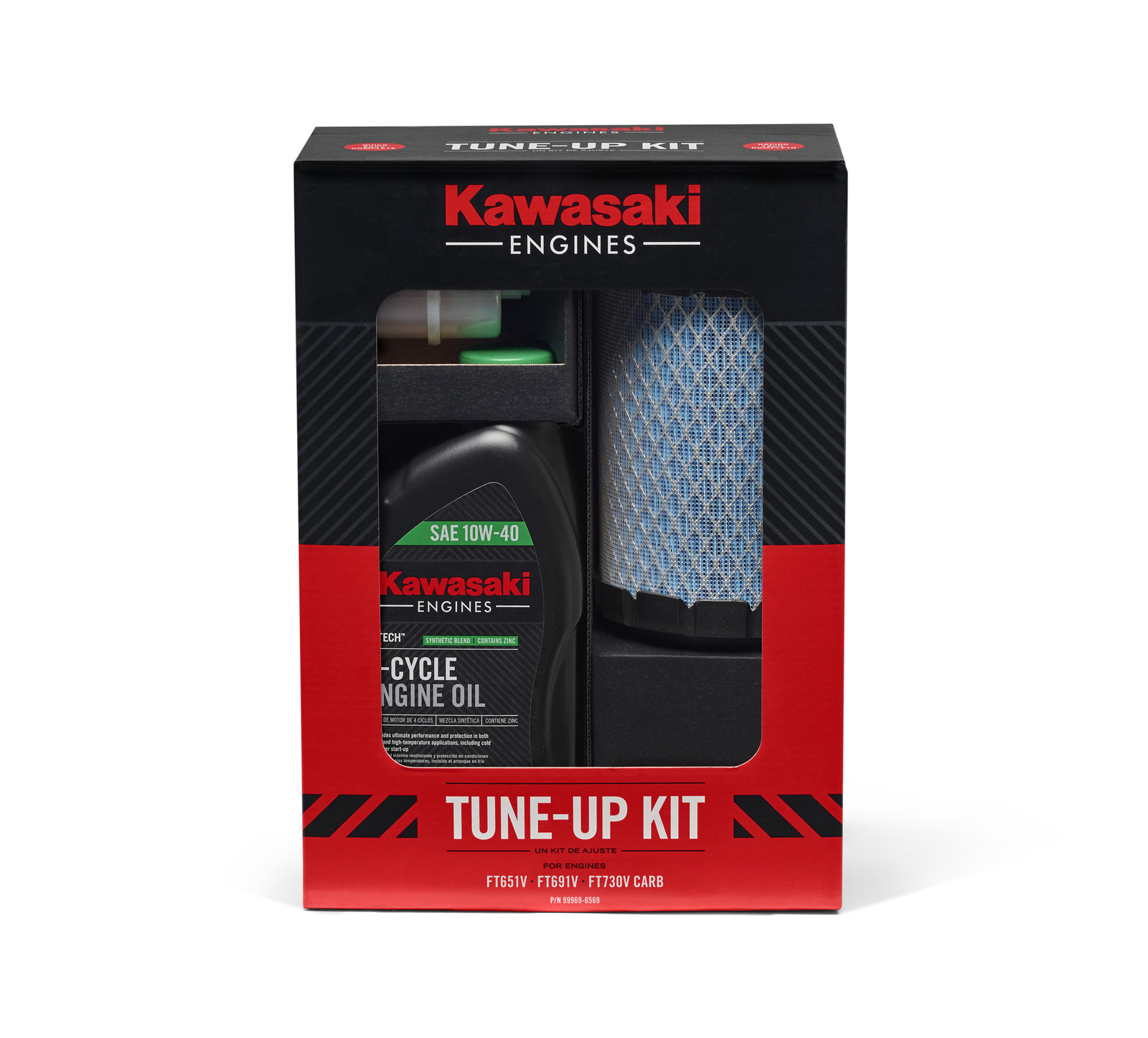 Kawasaki 99969-6569 OEM Maintenance Kit for FT651V, FT691V, AND FT730V Carburete