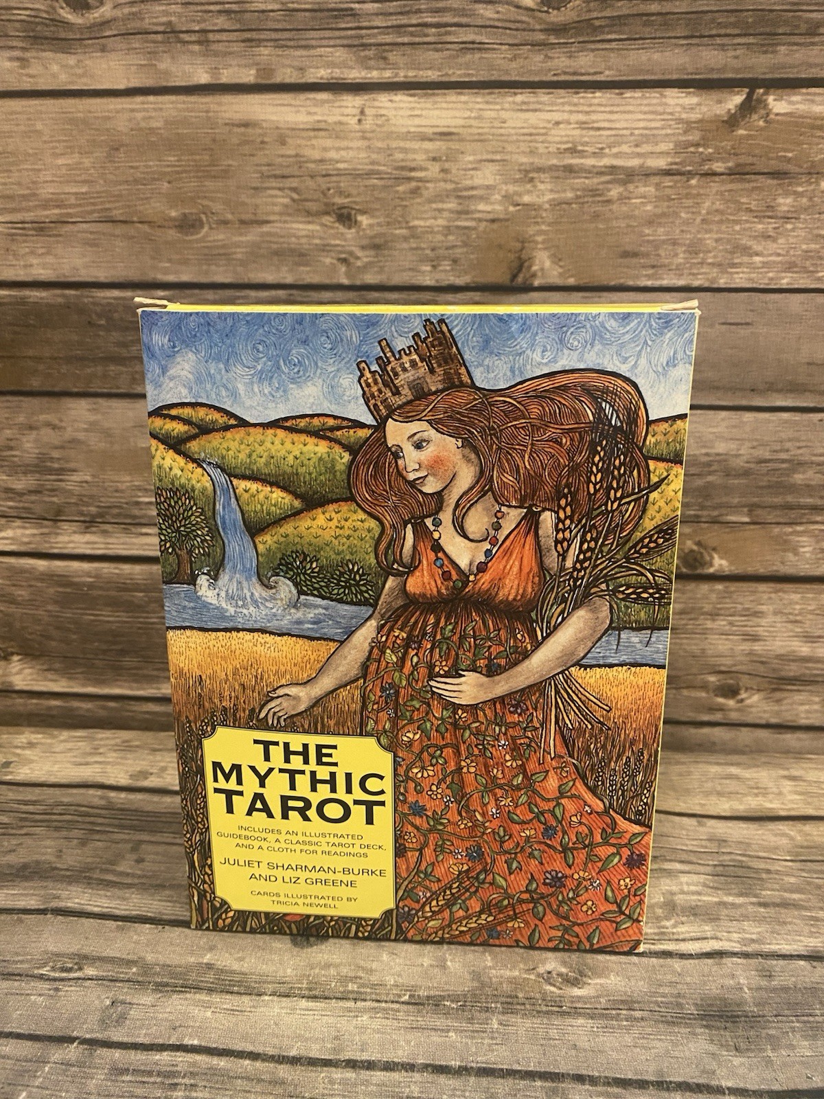 The Mythic Tarot Set Juliet Sharman-Burke & Liz Greene w/ Book & Cloth 2001