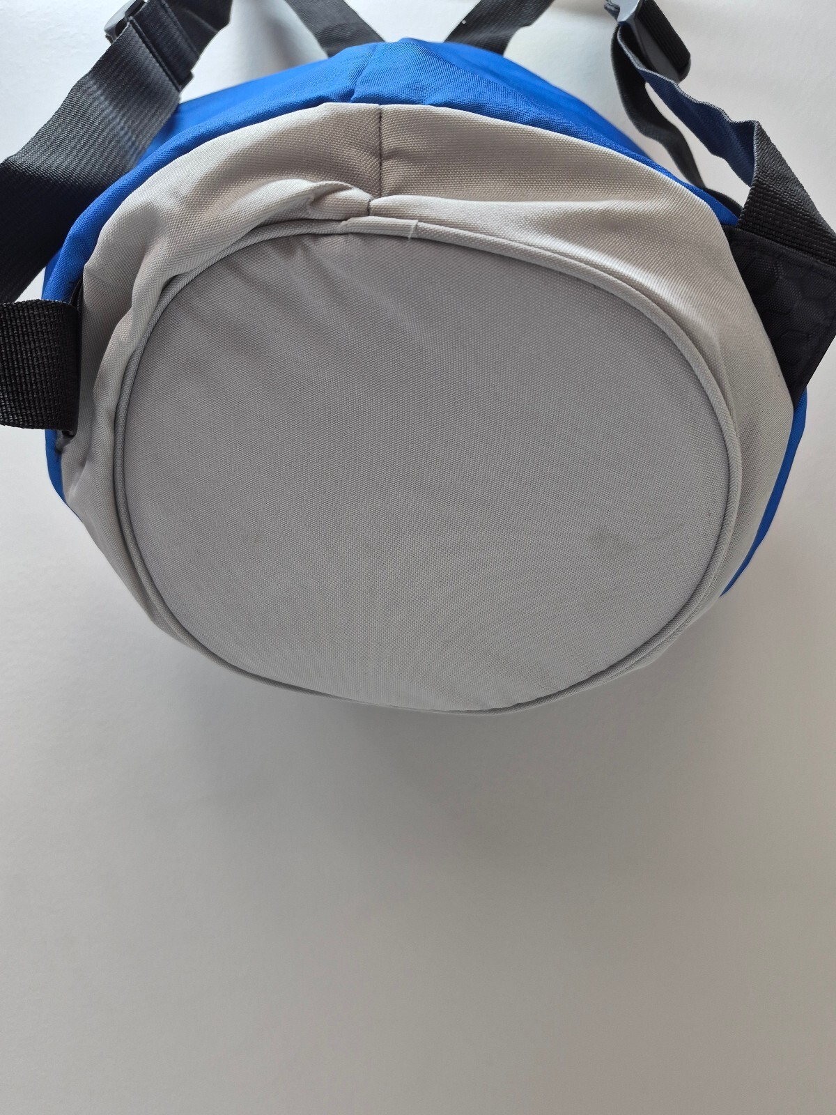 Bud Light Branded Blue and Gray Backpack Cooler with Built-in Speaker B427