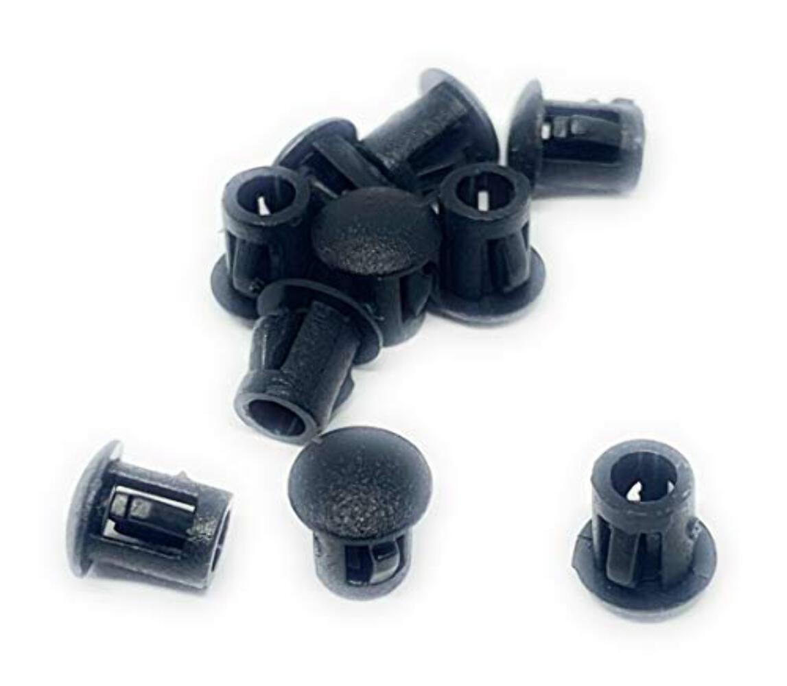 Top Secret MBPF-1/4″ 0.25 inch Locking Black Plastic Body and Sheet Metal Hole P