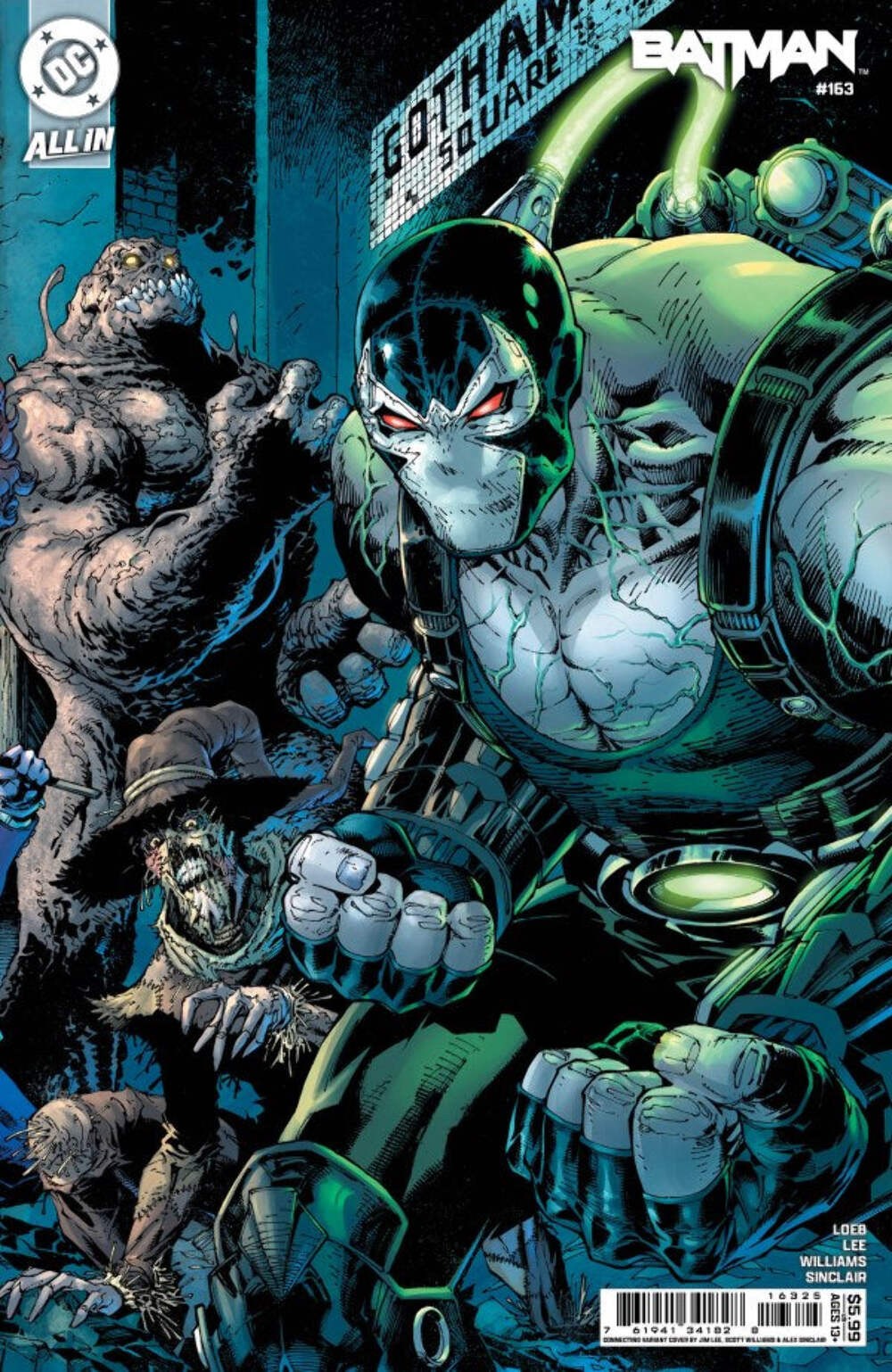 Batman #163 Cvr D Jim Lee & Scott Williams Batman Right Connecting Variant