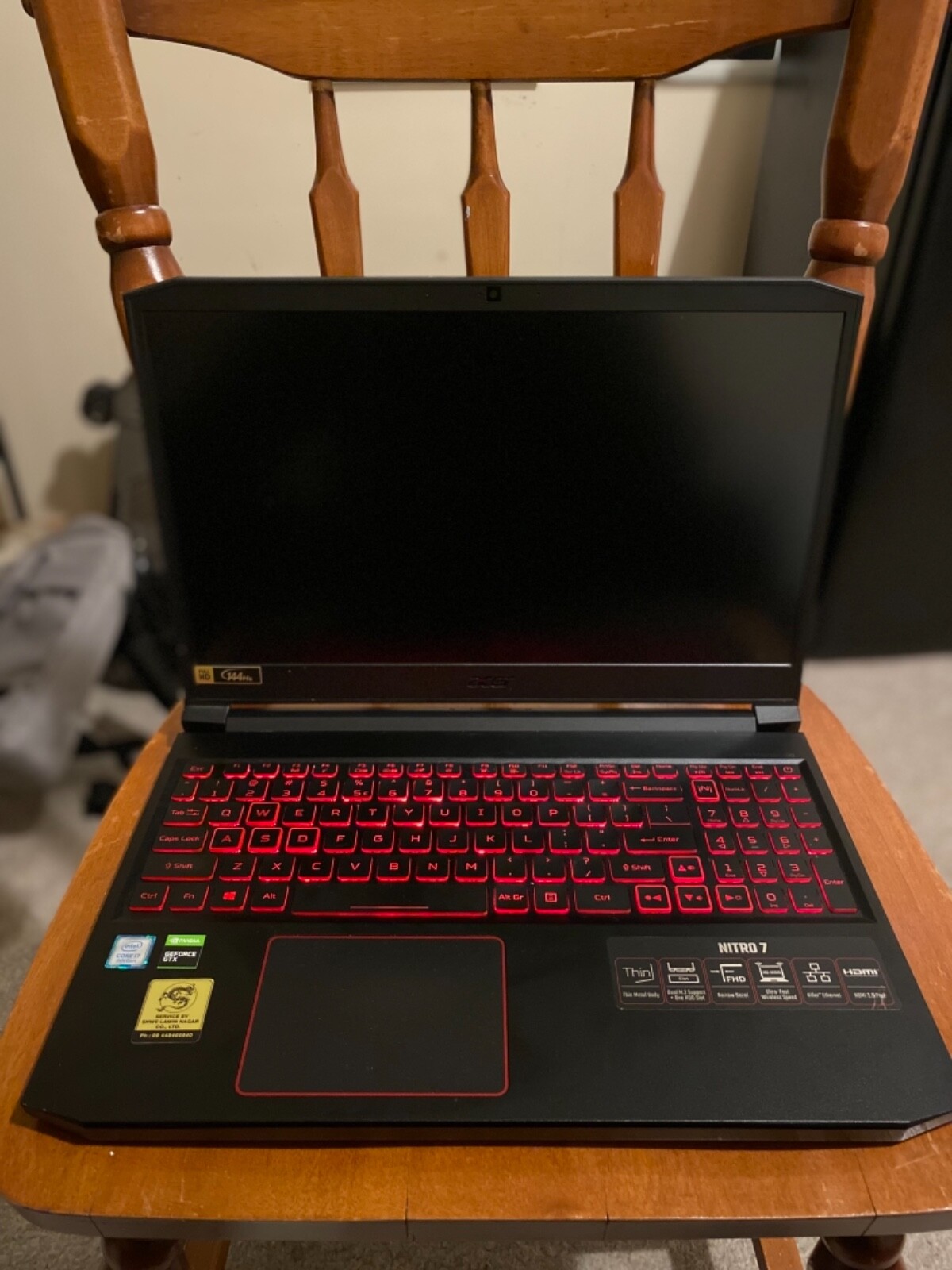 Acer Nitro 7 15.6″ 144Hz Gaming Laptop: Core i7-9750H, GTX 1660Ti, 512GB SSD
