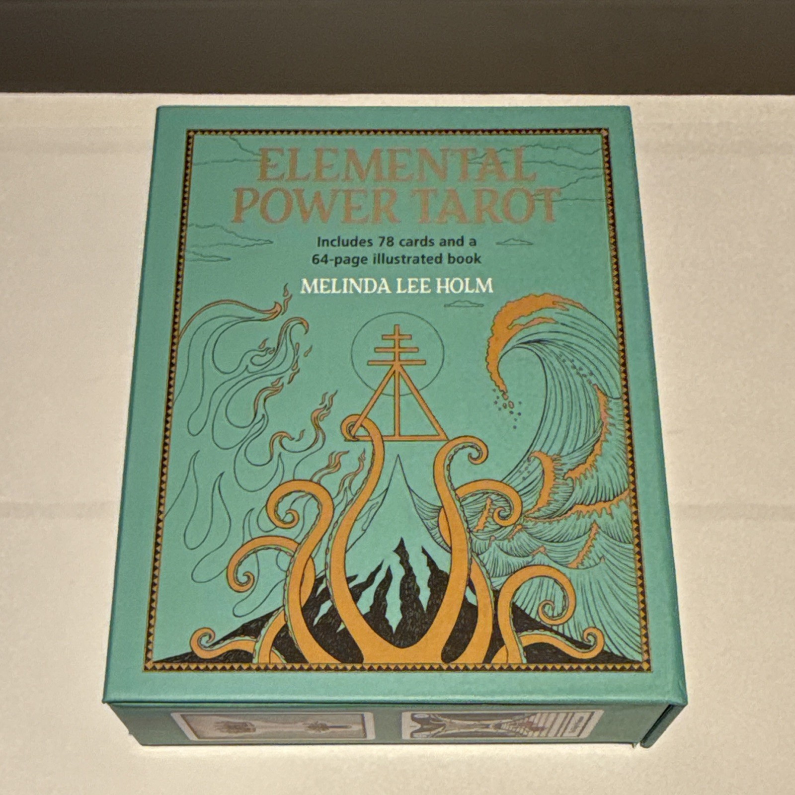 Elemental Power Tarot Deck by Melinda Lee Holm w/ 78 Cards & 64-Page Book