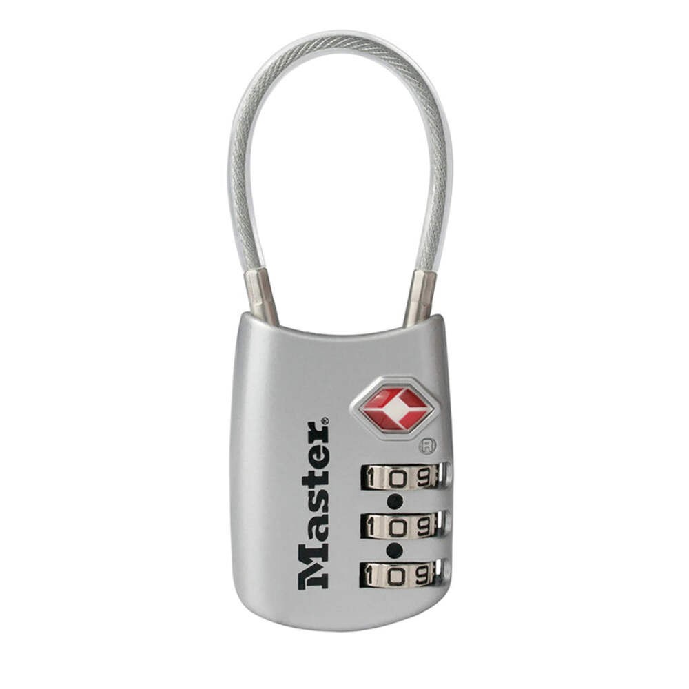MASTER LOCK – Master Lock 1-9/16 in. H X 1-3/16 in. W Steel 3-Dial Combination L