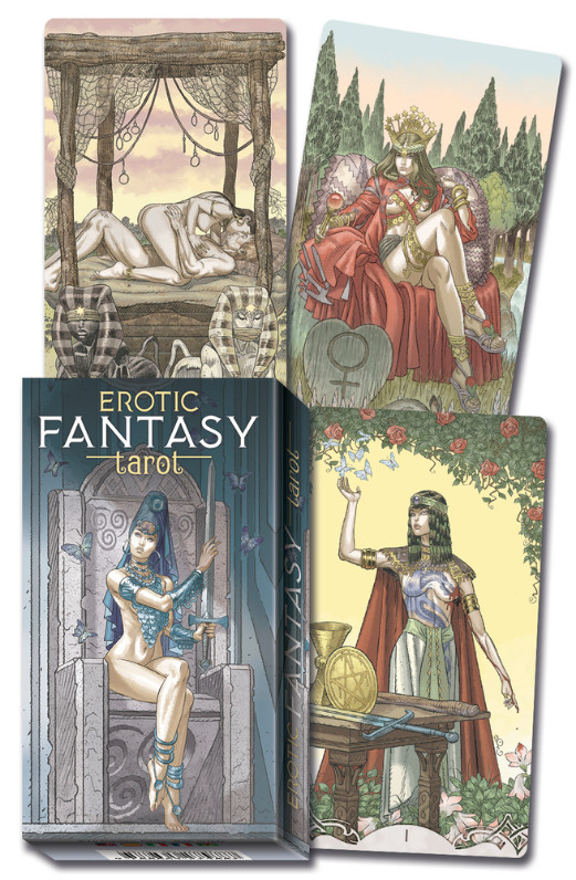 Erotic Fantasy by Joseph Viglioglia Tarot Cards Lo Scarabeo Italy US