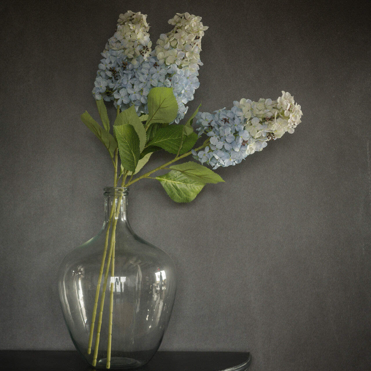 Light Blue Cone Hydrangea Stem