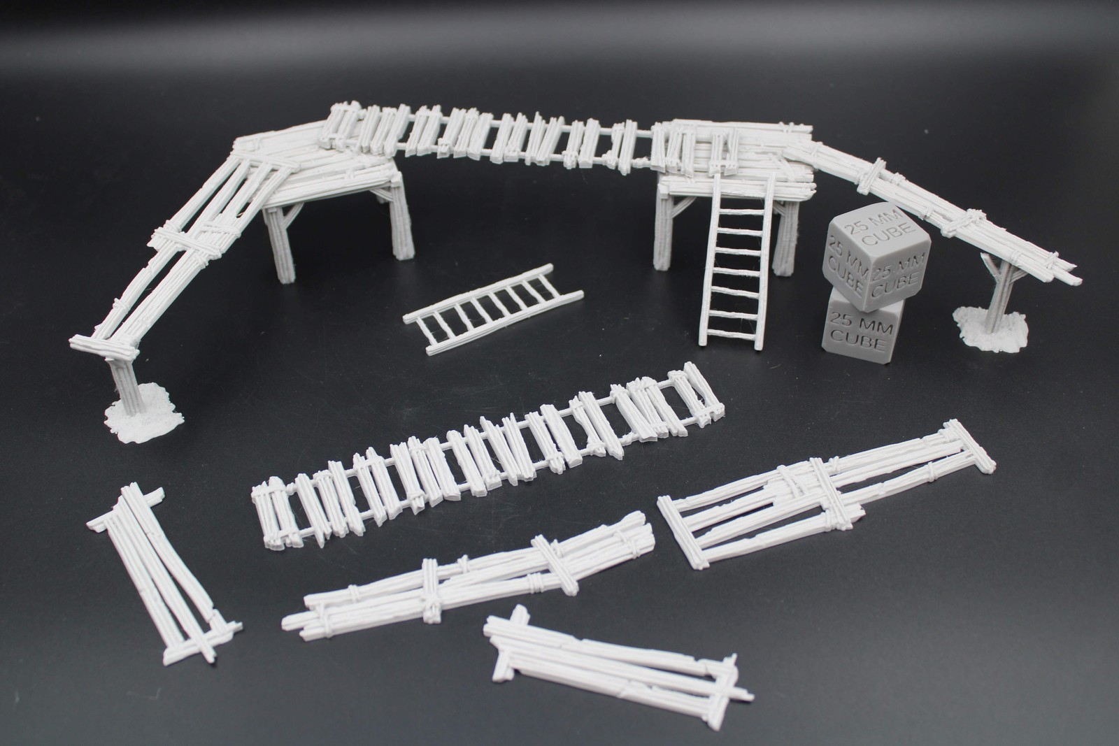 Tabletop Terrain Fantasy Modular Walkway Catwalk Platform Scatter Ruin Dnd RPG w