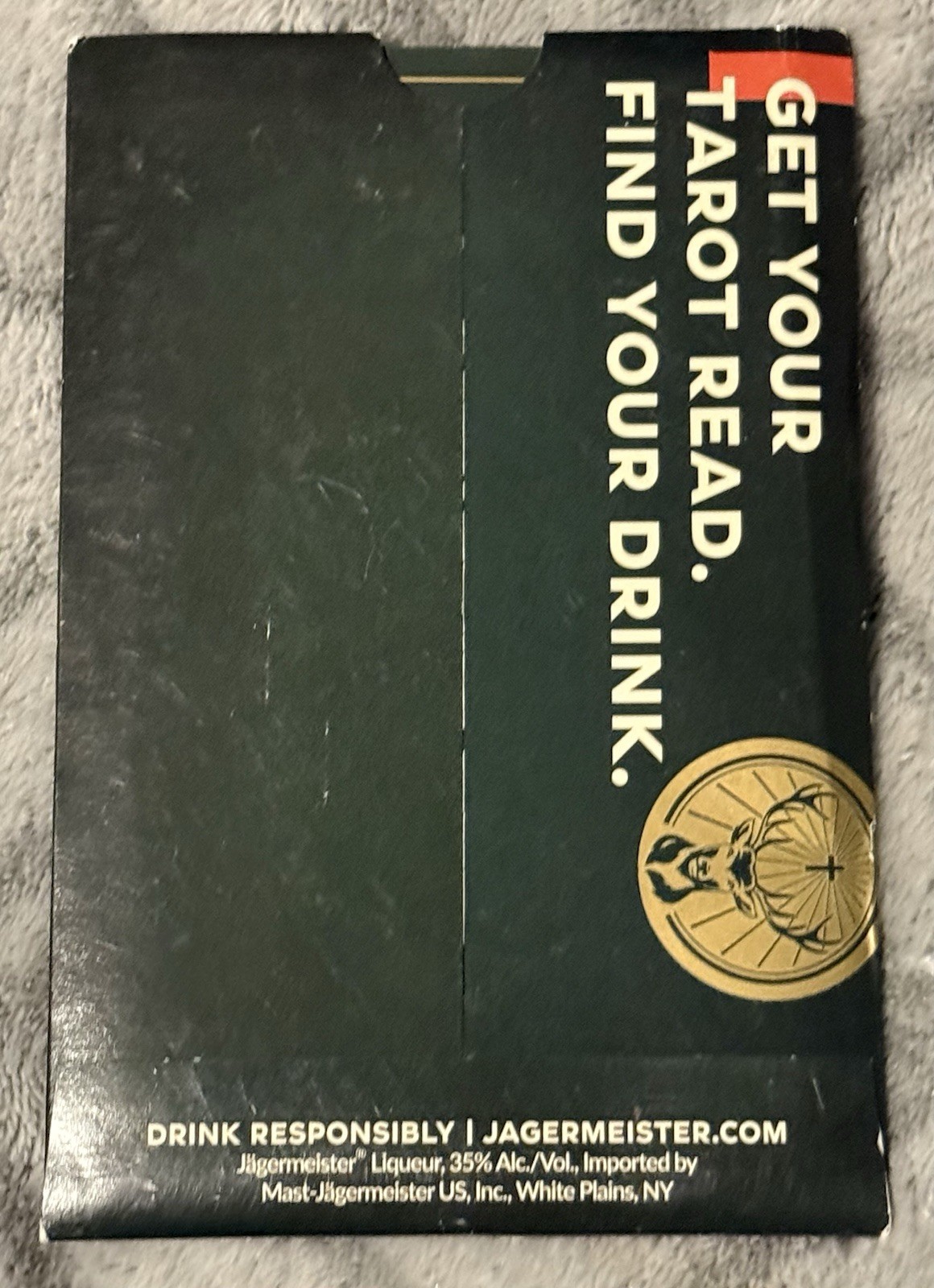Jagermeister Divine the Darke Tarot Card Deck Branded Tarot Cards for Readings