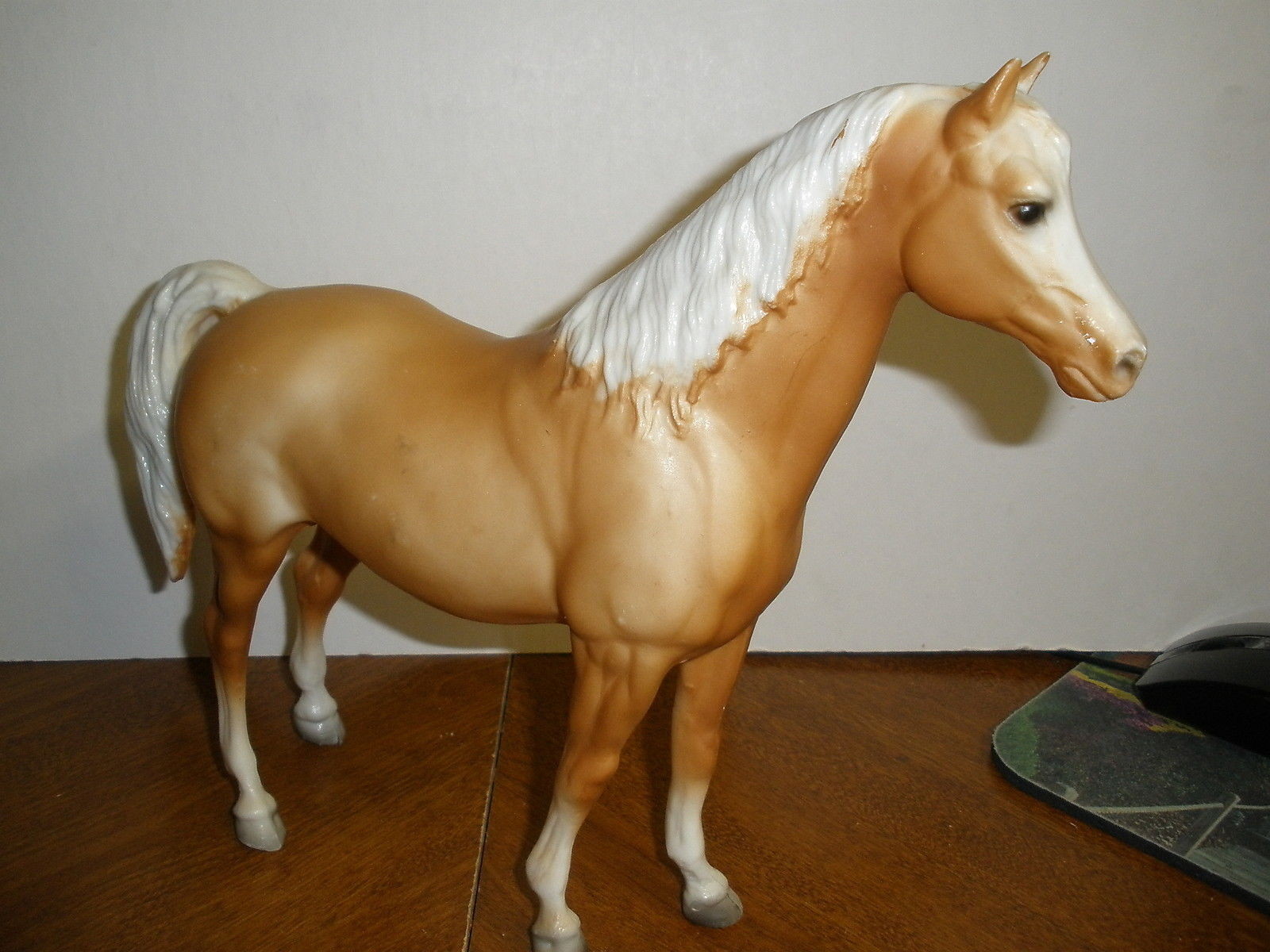 Breyer Horse light brown with white nose, mane, tail, & feet