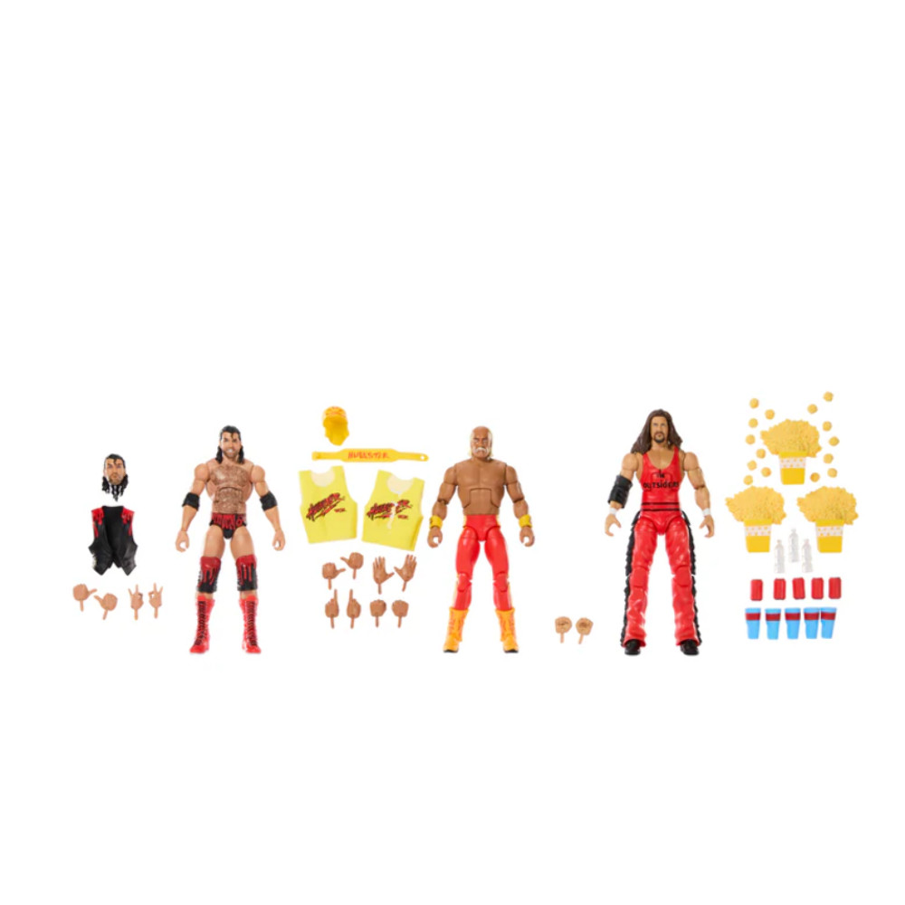 Bash At The Beach 3-Pack: 2026 Wwe Mattel Elite Hogan,Hall & Nash