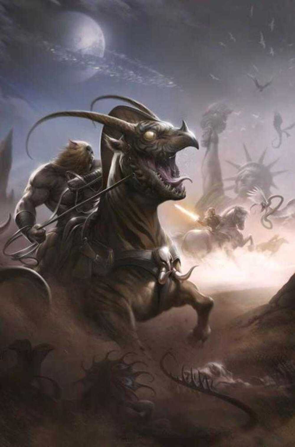 Thundarr The Barbarian #3 Cover J (1:25) Francesco Mattina Full Art Virgin Varia
