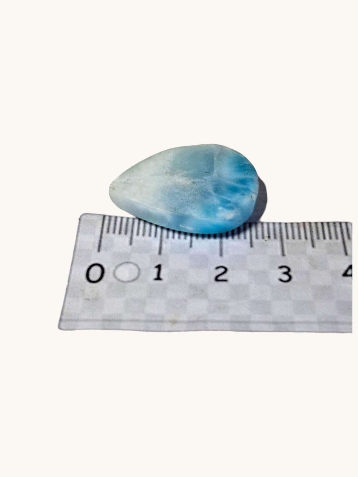106 CT Natural Dominican Nice Blue Larimar Stone Cabochon