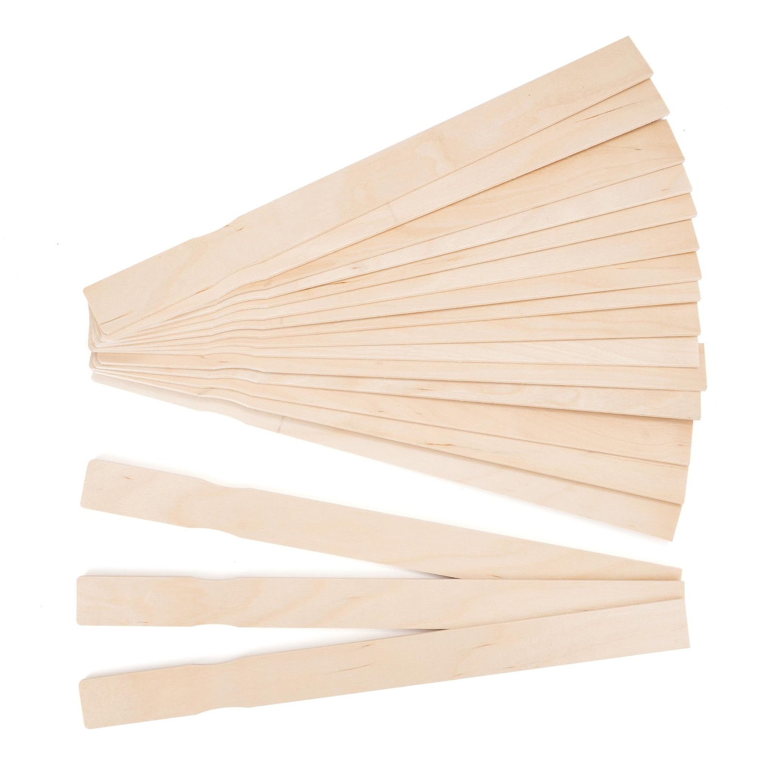 30 Pieces Paint Stir Sticks, 12 Inch Long Wooden Stirrers for undyed
