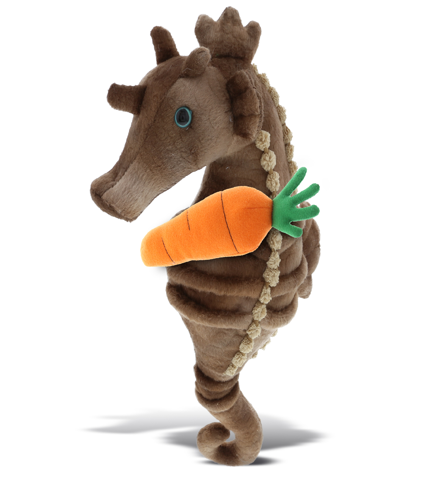 DolliBu Happy Easter Super Soft Plush Seahorse with Carrot Plush – 12 Inches